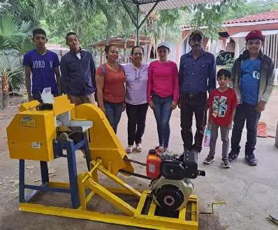 Molino de caña con motor diésel de 10 HP